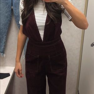 Women’s Wild Fable Maroon Jumpsuit (Worn once)